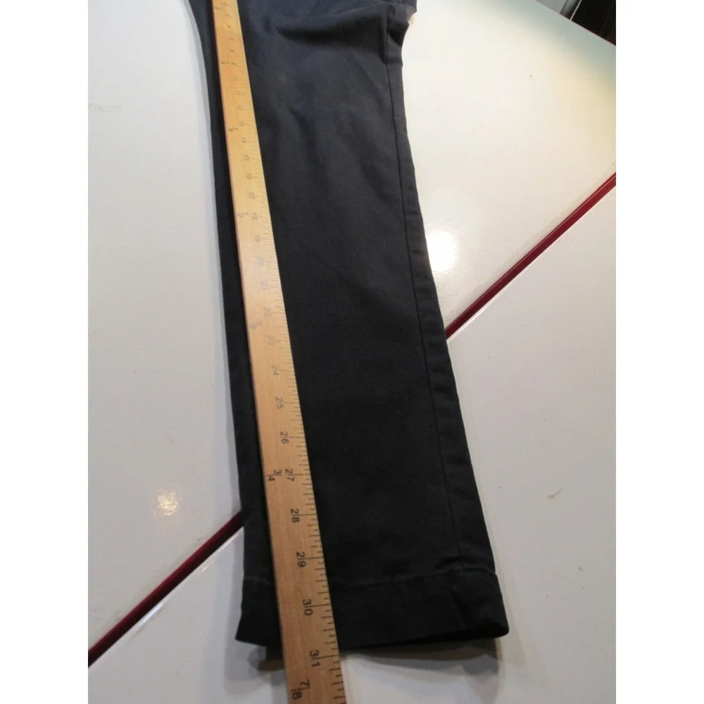 BANANA REPUBLIC Mason Chino Pants Men 30x32 Navy Blue Flat Front Straight Preppy